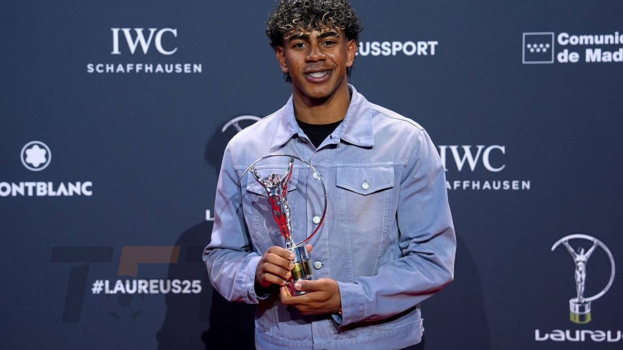 Lamine Yamal crowned Laureus Young Sportsman of the Year!